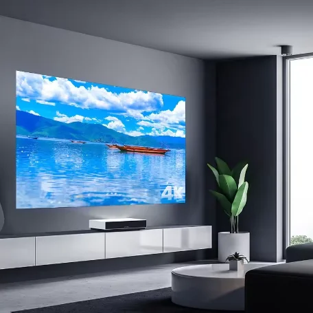 New Design Factory Direct Sales New 120 Inch Soft PVC White Integrated Projection Screen Projector Screen