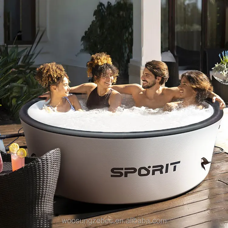 Zebec Inflatable Hot Tub Spa - Portable Massage Experience