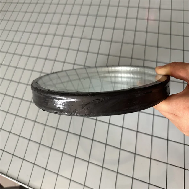 Processing and Customizing Small Radius Circular Low-e Insulating Glass Observation Window Heat Reflective Coated Glass