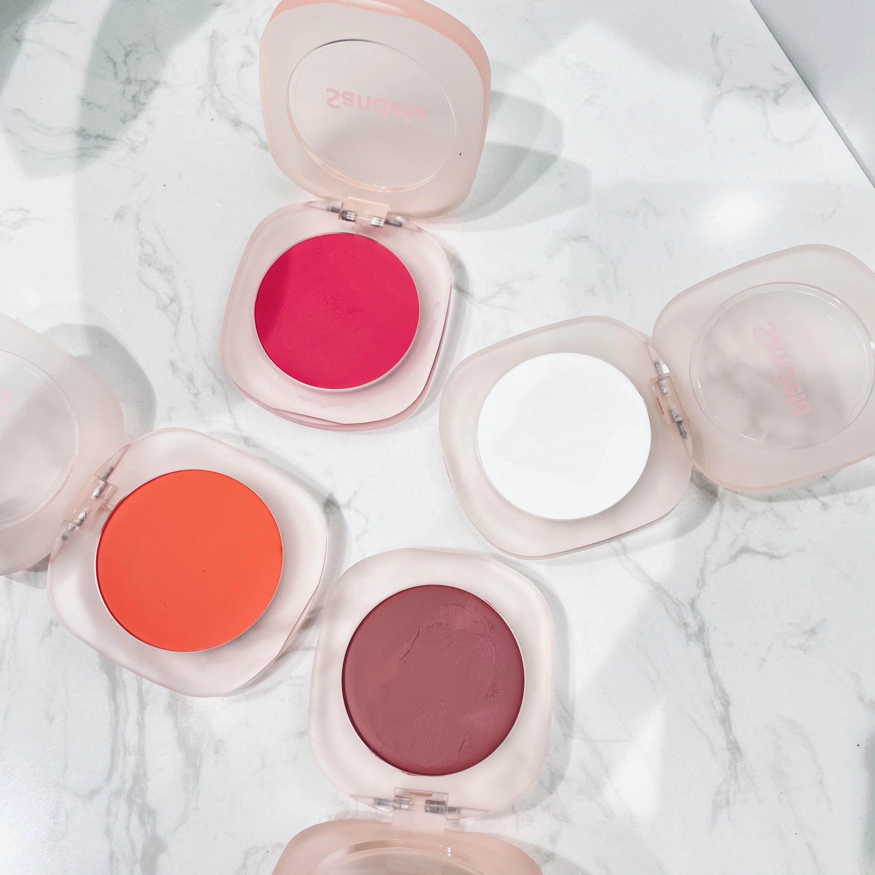 Фирменная торговая марка низкий минимальный заказ дизайн собственного логотипа кремовые гелевые румяна OEM Румяна для