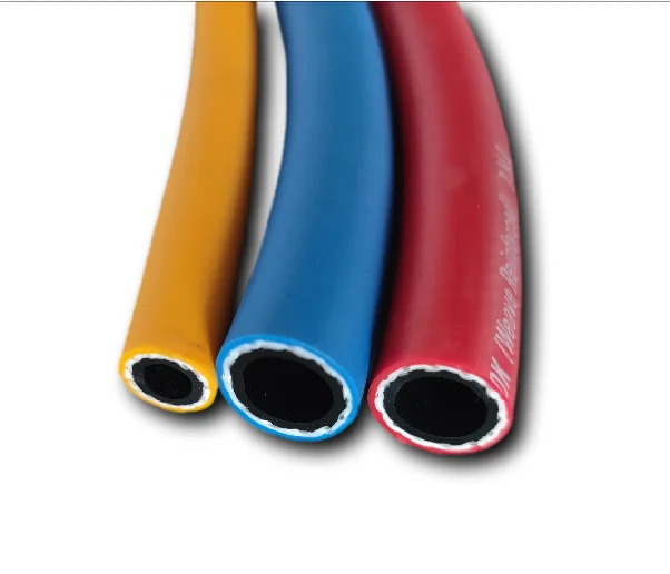 Line braided corrugated outer glue color hose