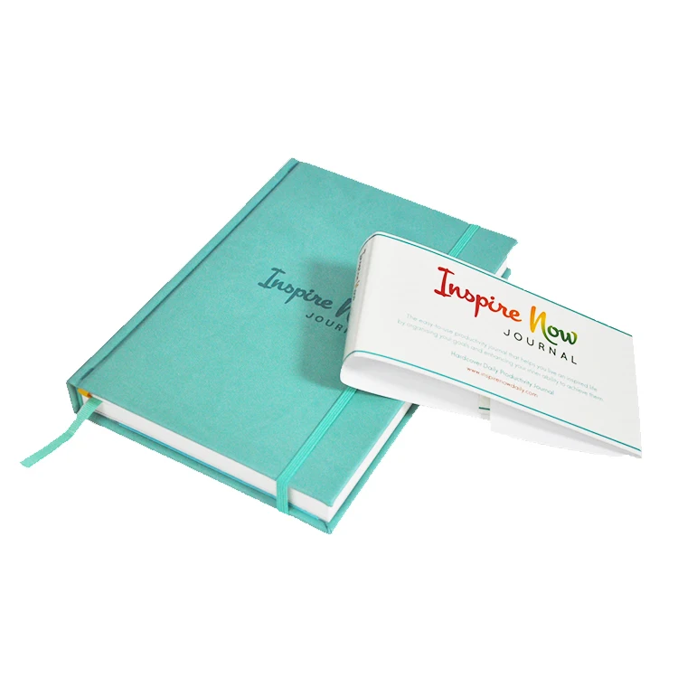 Custom Logo Printed Debossed or embossed PU Planner Leather Notebook Stationary