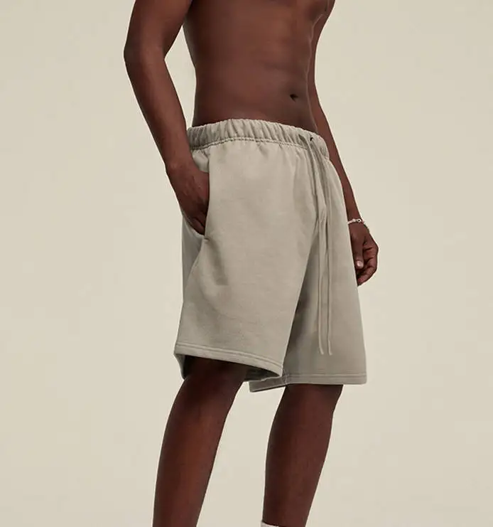 Pantaloncini da uomo in cotone per il tempo libero, unisex, personalizzati all'ingrosso, per l'estate 425G, per uomo401_voghion.com