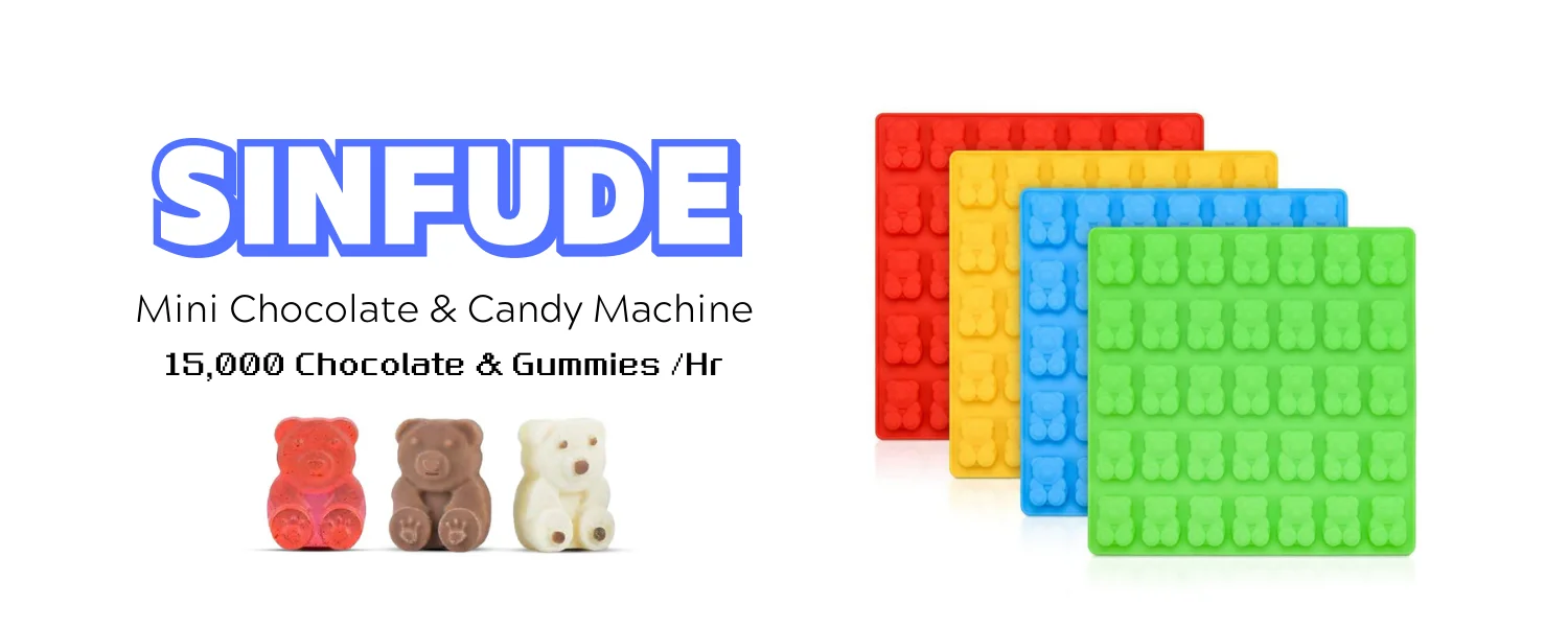 Sinofude Jelly Candy Gummy Bear Making Machine - Buy Gummy Bear Making ...