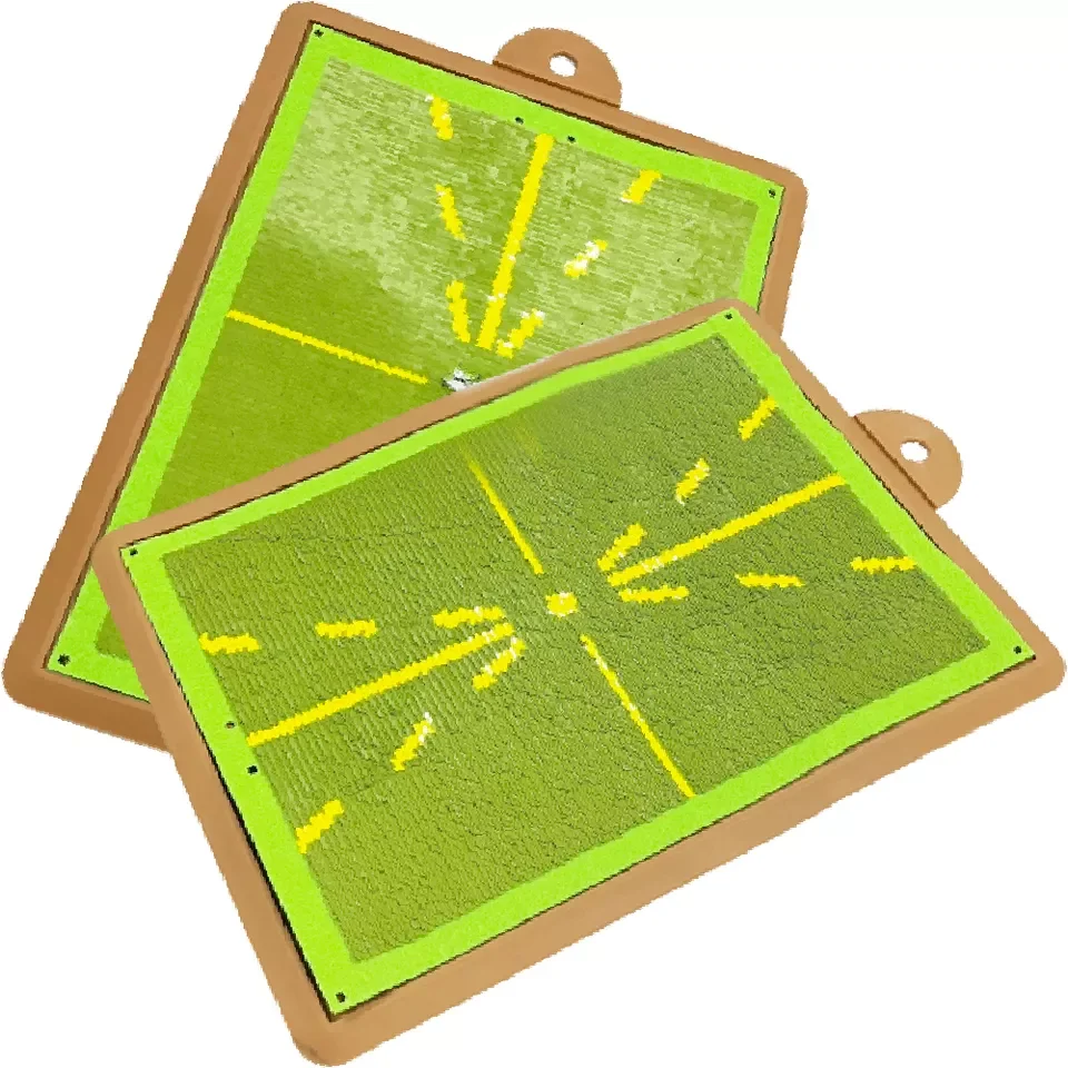 Поворотный коврик для игры в гольф приспособление тренировок мини-гольф фиксированный наземный обнаружения качели