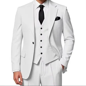 Hot Selling Groom Dress Business Suit Wedding Men's Suit Men Masculine PROM blazer 3 Pieces Men's Wedding Suits