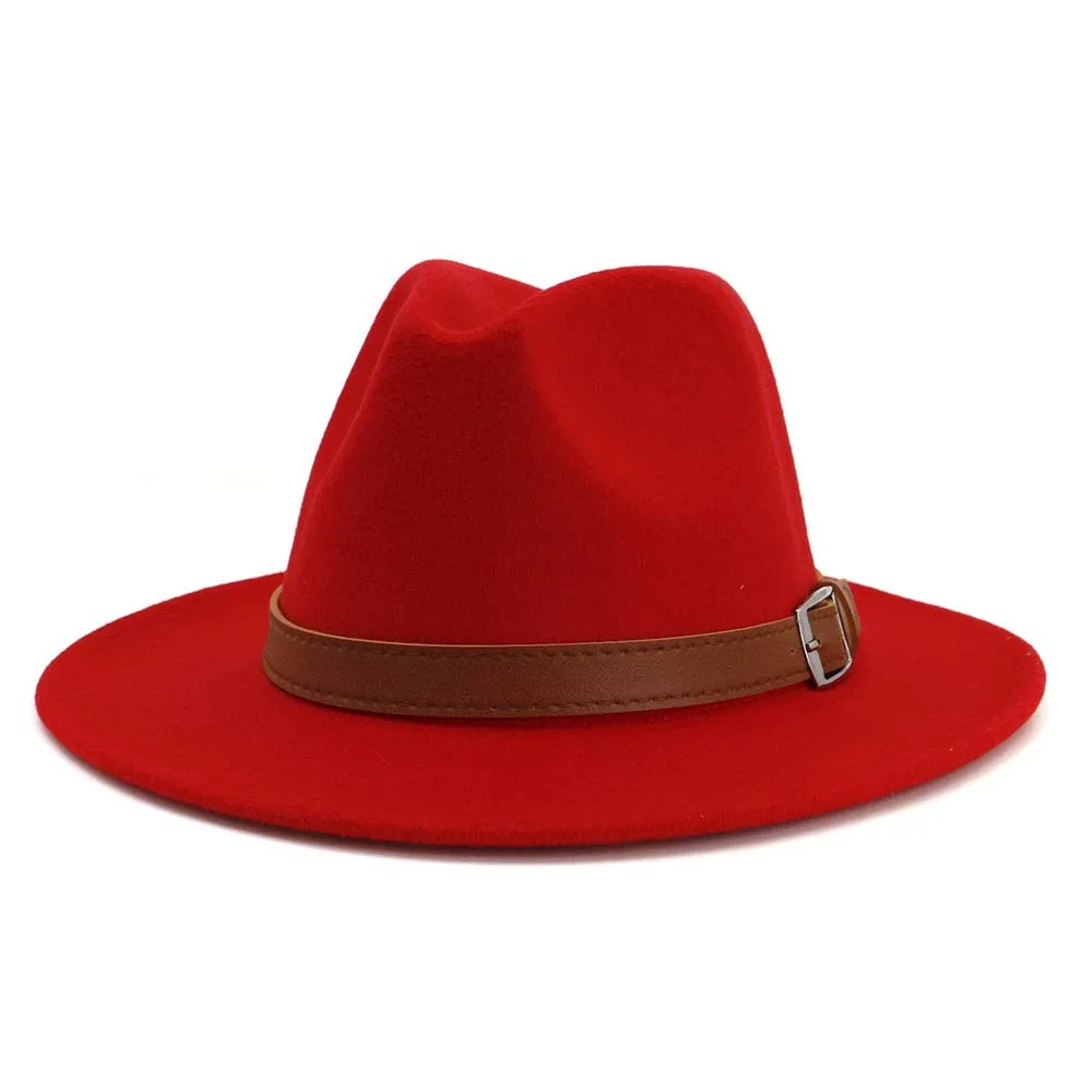 Wide Brim Fedora Hats For Women Dress 