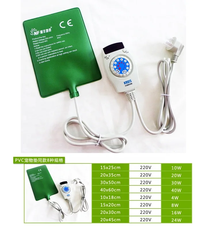 New Wholesale Adjustable Temperature Controller Heating Element Electric Heating Pet Heating Mat