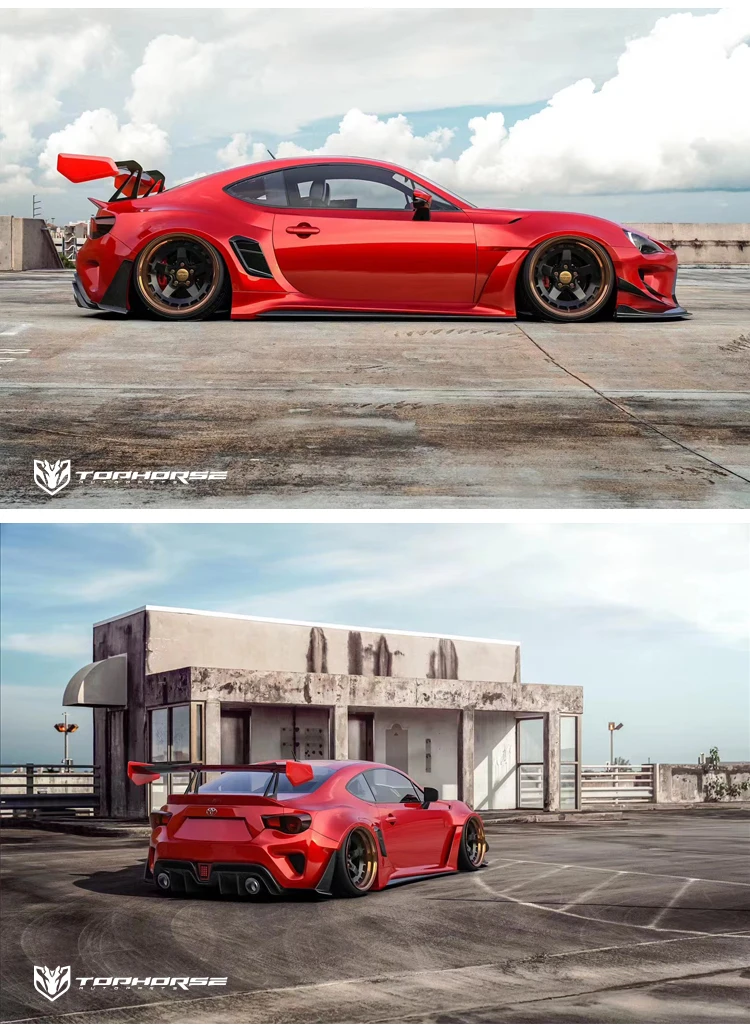 Robot Densign Body Kit For Toyota Gt86 / Brz Facelift Bumper Bonnt