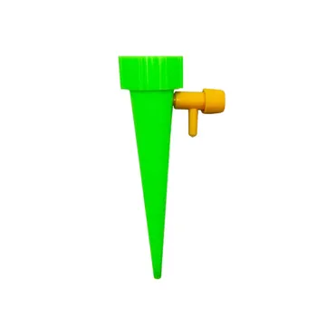 Green Automatic Watering  Home Use Automatic Flower Watering Device Self Watering Spikes with Adjustable Timer and Flow Rate