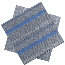 Removable Commercial Carpet Tiles 50x50 Anti-Fire Fiberglass Office Tiles