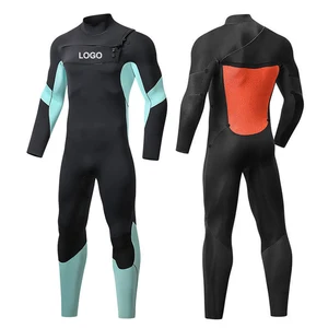 Sbart Long Sleeve Surfing Wetsuits Men 3/2mm Neoprene Diving Wet Suit Warmth Front Chest Zip OEM Customized Surfing Wetsuits