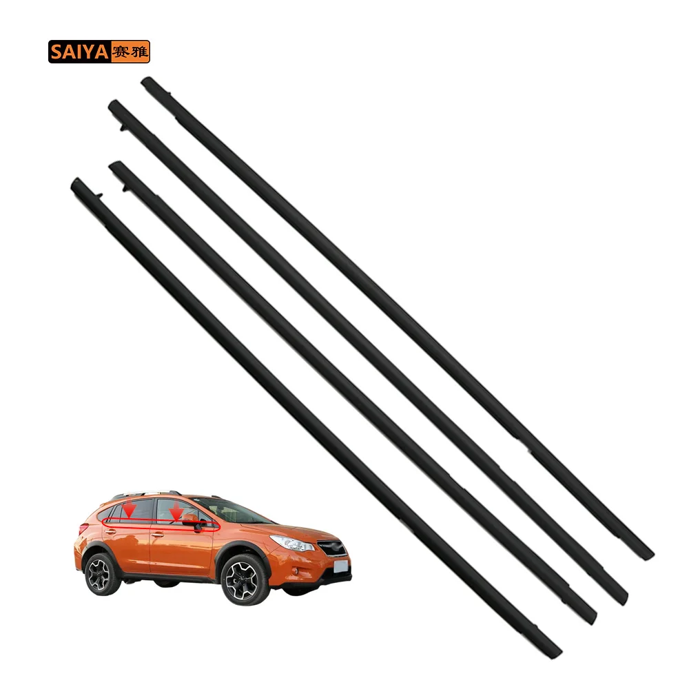 OEM 61280-FJ010 Subaru XV Impreza WRX Door Edging Trim - Chrome