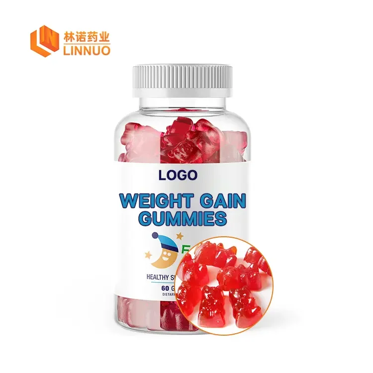 OEM ODM Vitamine To weight gain Gummy candy Supplements For Women For Men manufacture