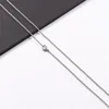 Catena in argento-55 cm