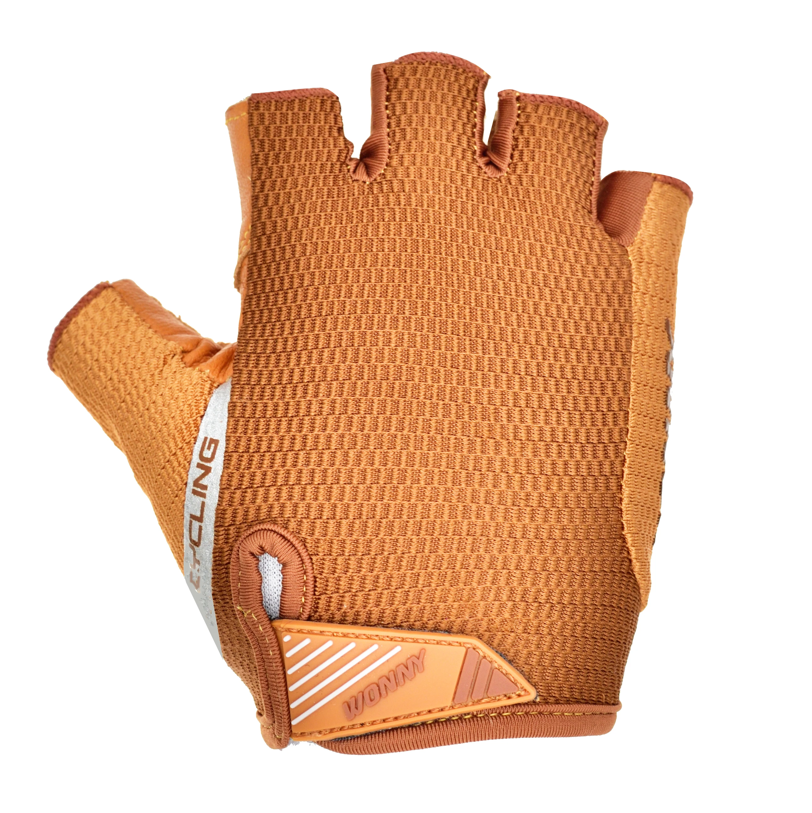 Перчатки велосипедные из натуральной кожи унисекс