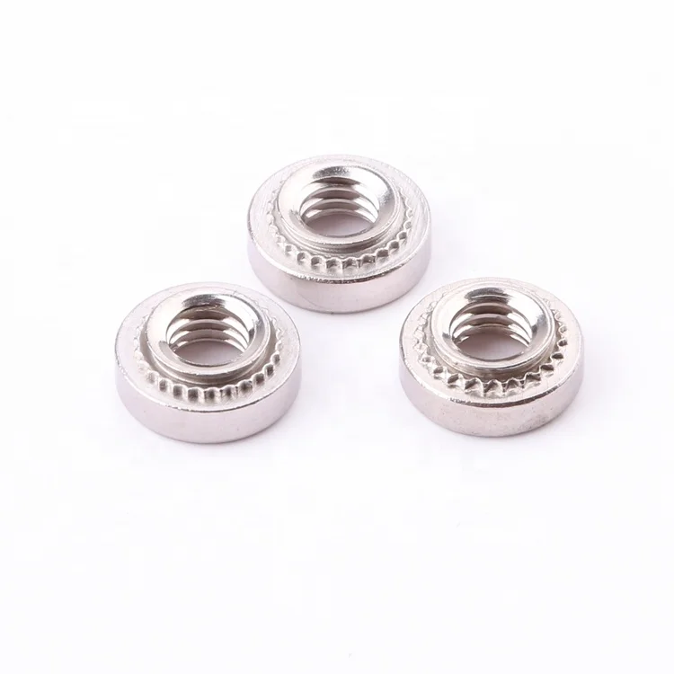 Factory price fastener M2-M10 stainless steel 304 press fit nut pressure rivet nut self-clinching nuts