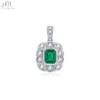 18K Solid White Gold