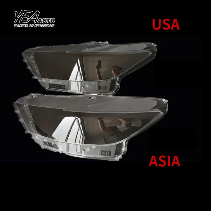 product yea auto car headlight glass usa version lampshade cover lens for ford mustang light lens cover asian type 2015 2016 2017-32