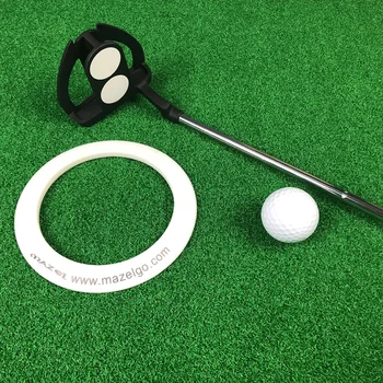 MAZEL Golf Putting Green Cup Hole Practice Training Aids Golf Ring Putt Trainer Indoor & Outdoor Golf Practice Hole