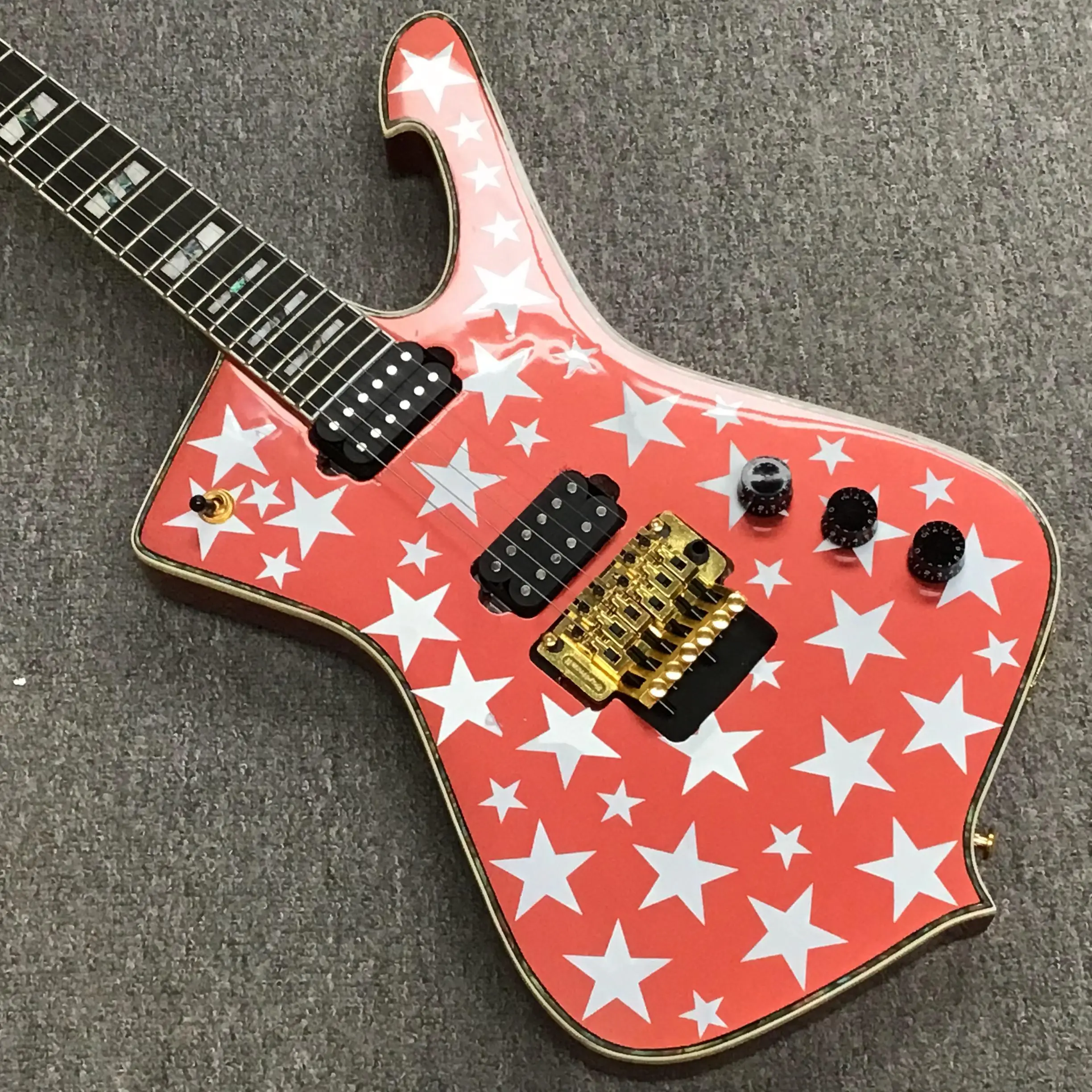 Ibanez アイスマン レッド エレキギター メイプルネック スターボディ