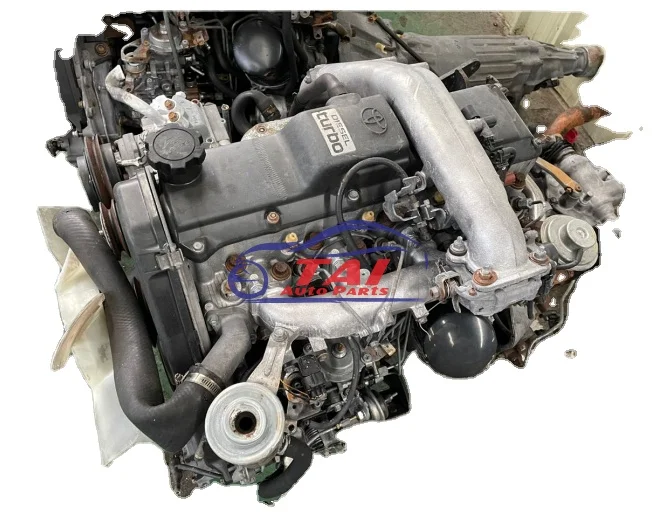 Motor Japonés Usado 1KZT de 4 Cilindros con Caja de Cambios para
