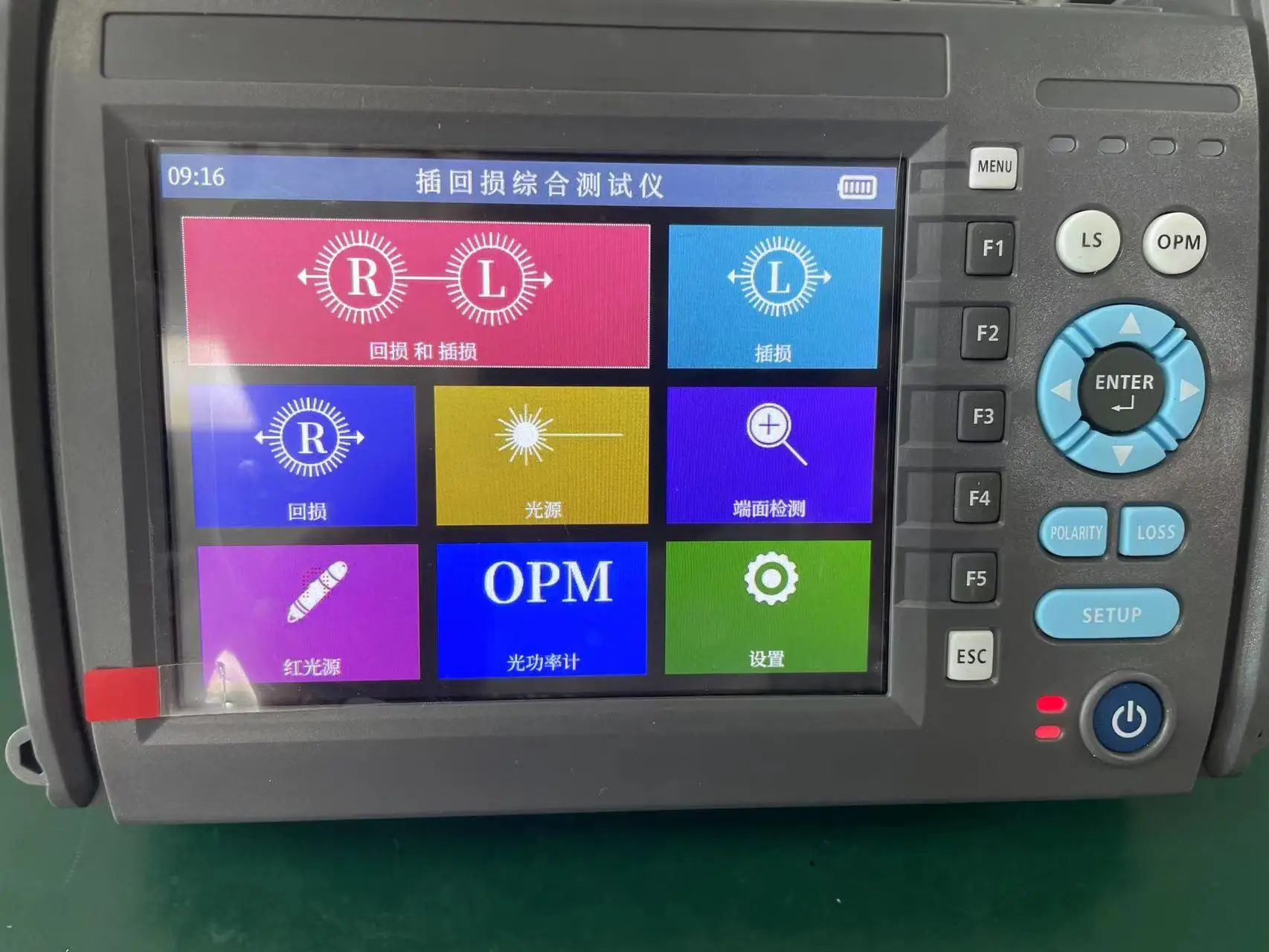 Fiber Optic Insertion Loss And Return Loss Multifunction Integrated