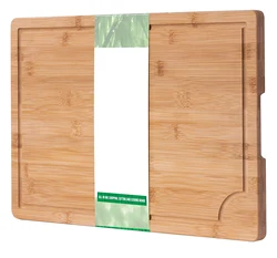 Cutom Экологичная кухня натуральные органические Бамбуковые разделочные доски измельчитель для овощей блоки с желобом и ручкой для сока