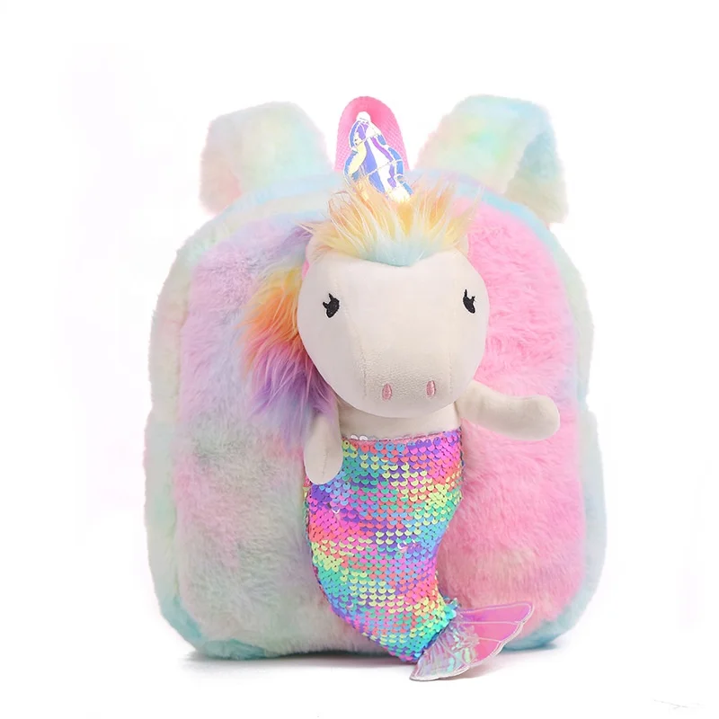 plush unicorn backpack