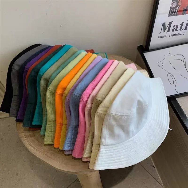 Wholesale Luxury Designer Bucket Hats Embroidered LOGO Reversible Bucket  Hats for Women Travel Beach Hat