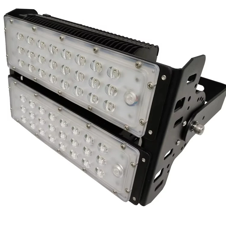 Shenzhen Factory's DMX512 LED Floodlight Mobile Controlled with 144W Power for Stadiums Aluminum Body IP66 & IP65 Rated