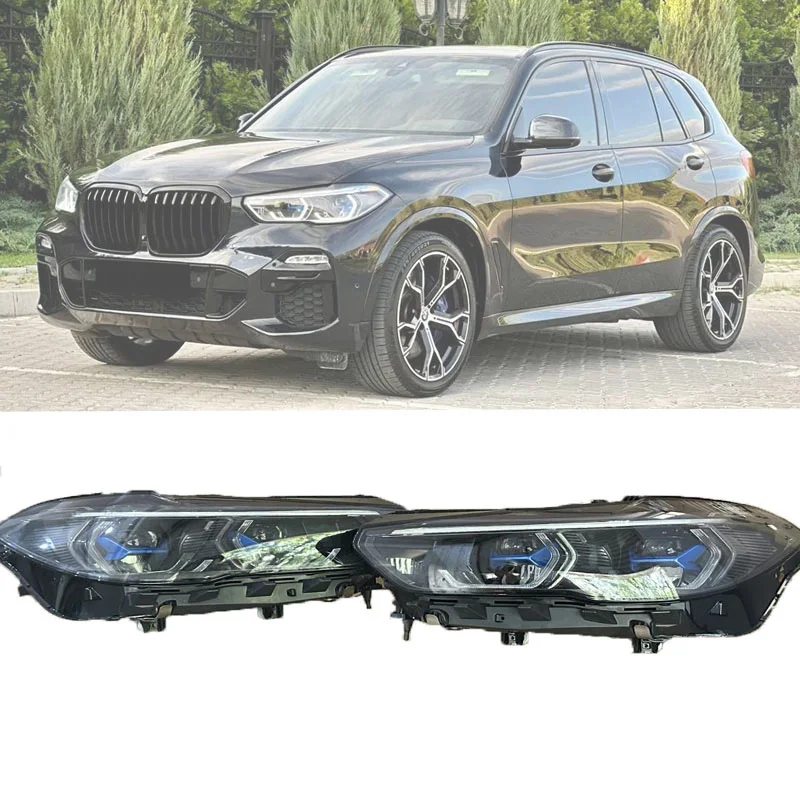 thumbnail image 2 of Carbon Look Side Wing Mirror Covers For BMW X5 X6 G05 G06 2018-2021 – Black Plastic Clip-On Pair 2 of 3