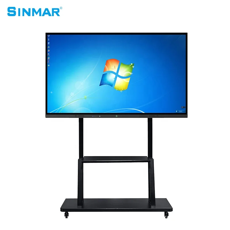 50 55 60 дюймов Смарт доска класса интерактивная ценам сенсорный экран с ЖК-дисплеем образования конференции обучения машина «Все-в-одном»