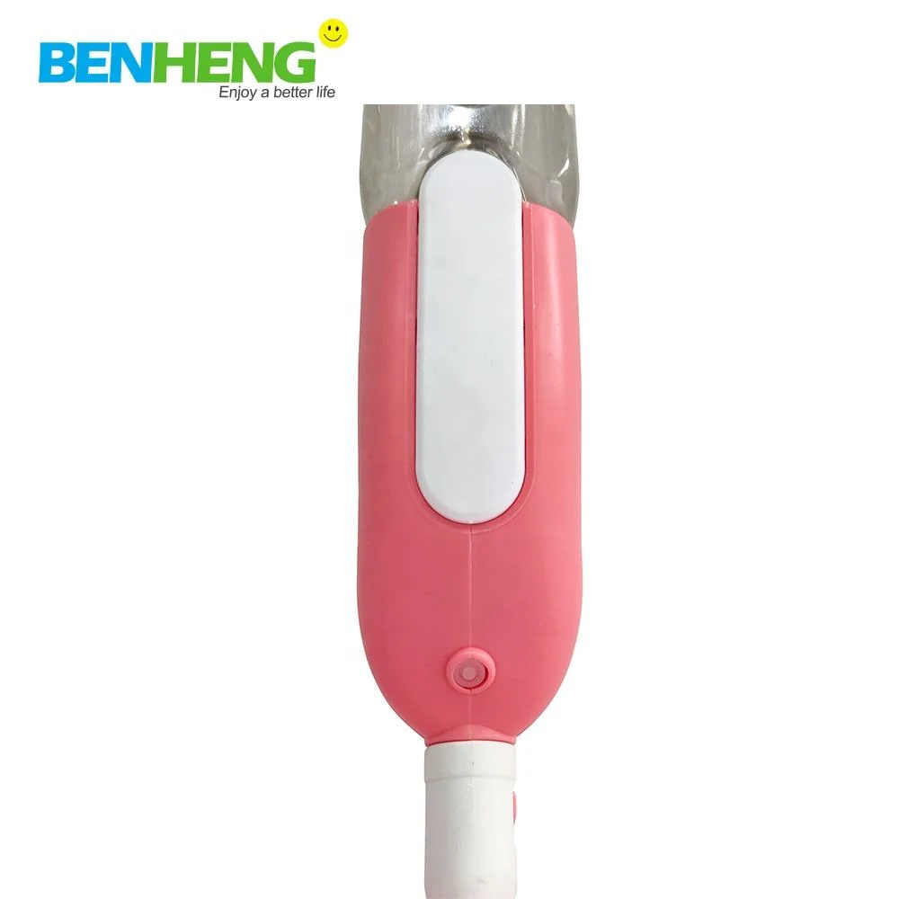 BENHENG BSCI Factory 360 Rota Microfiber MOPting Rod Flat Mop with Sprayer for Kitchen Wood Floor Cleaning Mop