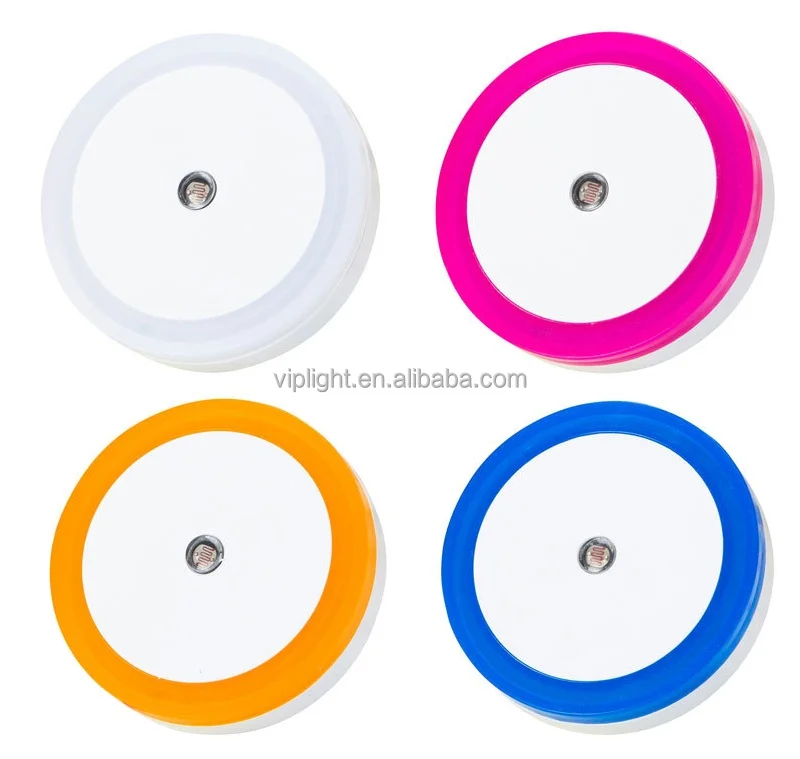 LED Night Light Lamp with Smart Sensor Dusk to Dawn Sensor Night Lights Plug Into Wall Daylight White for Bathroom Hallway