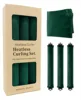 Coffret 3 foulards en soie vert