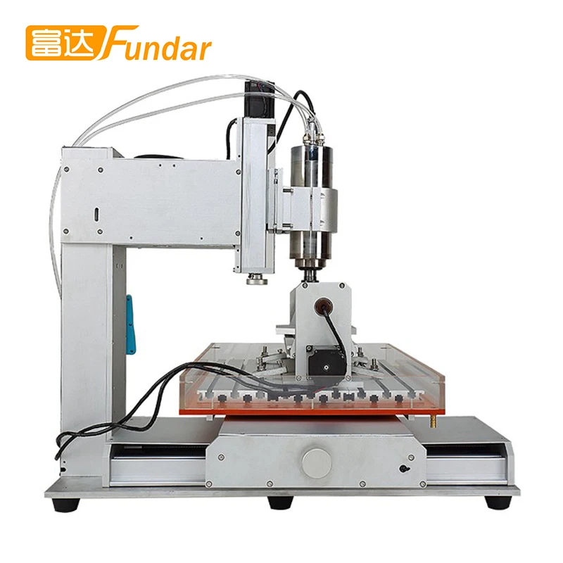 
 Быстроходный деревообрабатывающий фрезерный станок 5 axis cnc HY-6040 1500 Вт вертикальный металлический гравировальный станок фрезерный станок с ЧПУ (числовым программным управлением) для алюминий медь  