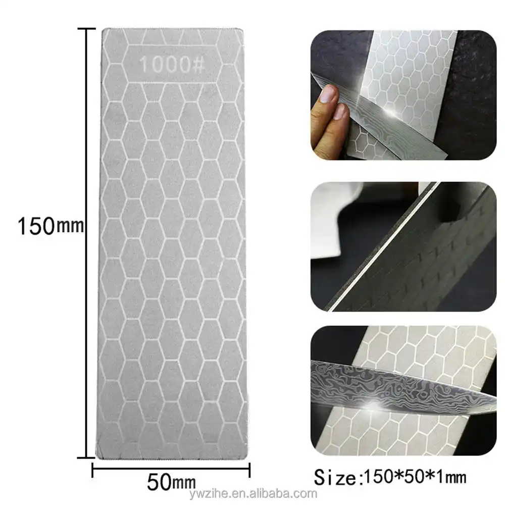 Diamond Knife Sharpening Stone 1000# Knife Sharpener Ultra-Thin Honeycomb  Surface Whetstone Grindstone Cutter Tool