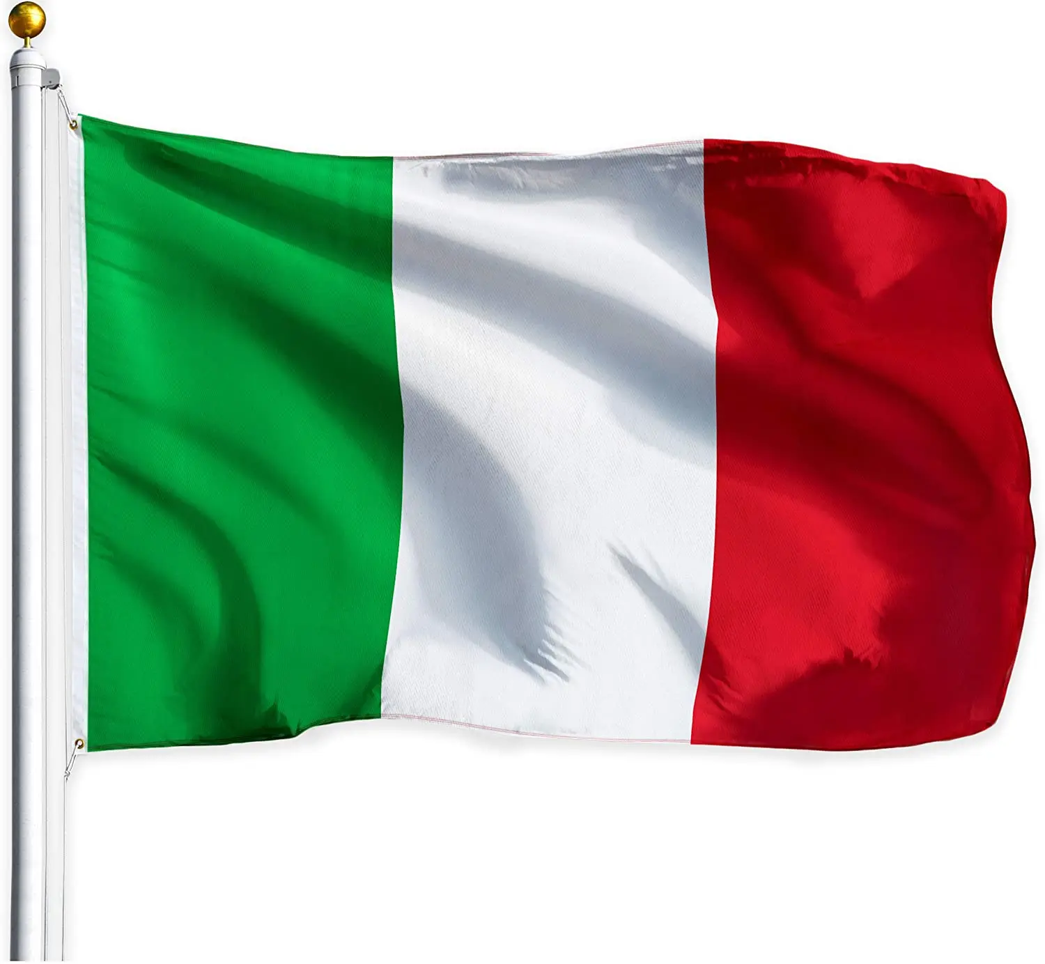 Ventaglio rotondo tricolore francese
