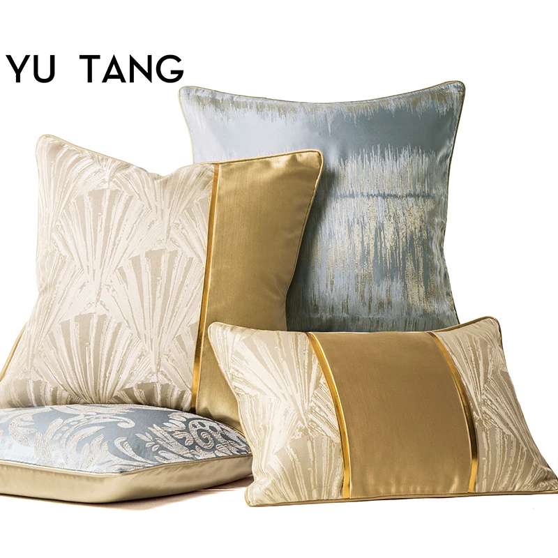 light gold cushions