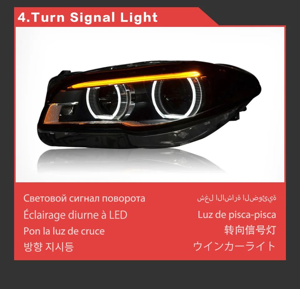 Car Lights For Bmw F10 Headlight 20102016 F18 Led Head Lamp F11