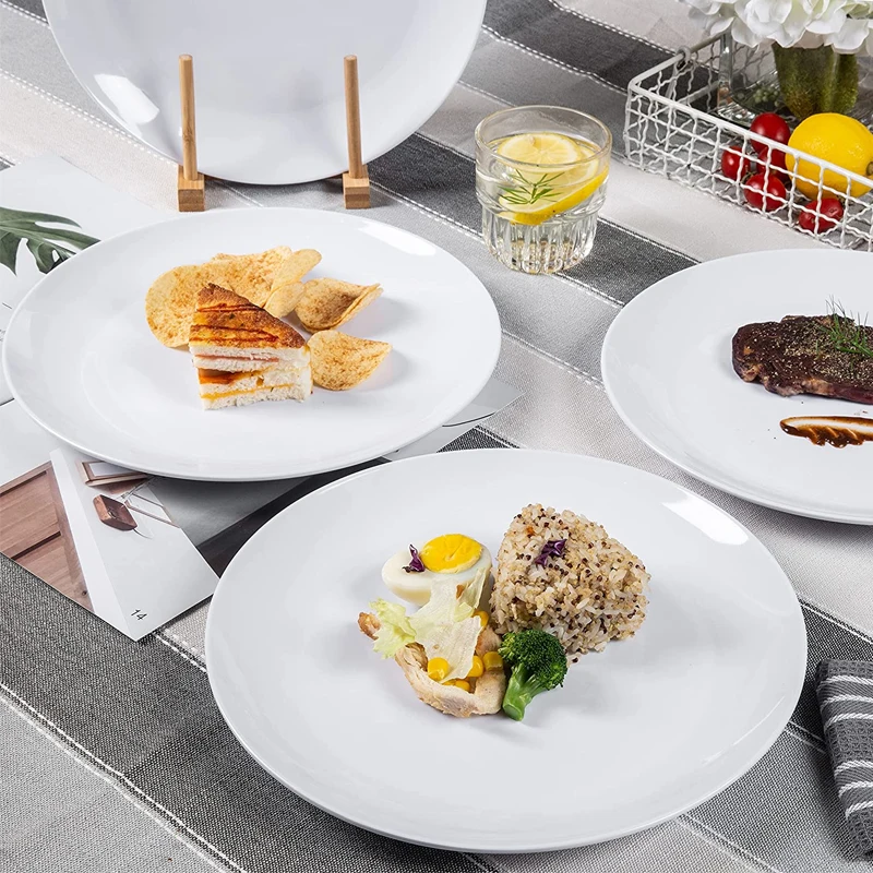 Food White Melamine Dishes Wholesale Cheap Classic White Melamine