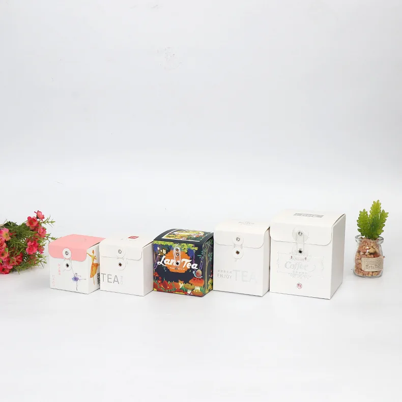 Customized Paper Printer Packaging Box with String and Button Closure