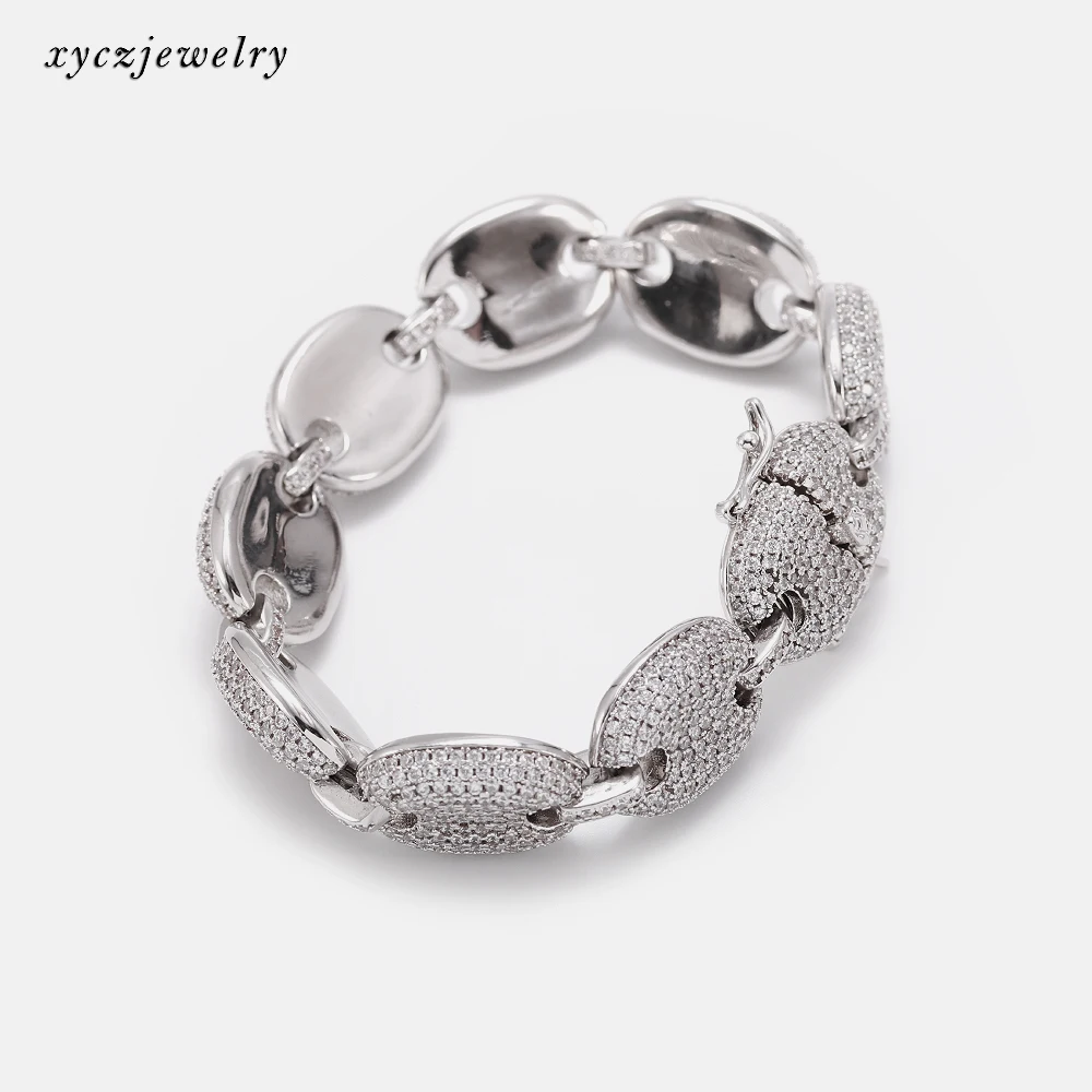 Popular Hip-hop Jewelry Brass Platinum 