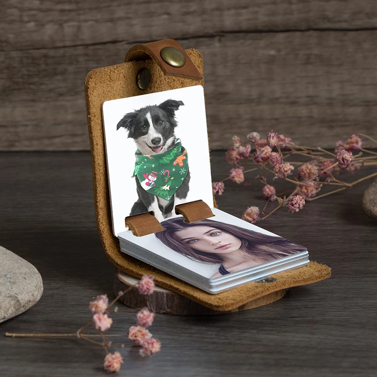 thumbnail image 2 of JIPONI Labrador Retriever Photo Album - Leather Cover Scrapbook For 4x6 5x7 6x8 Photos, DIY Memory Book 2 of 12