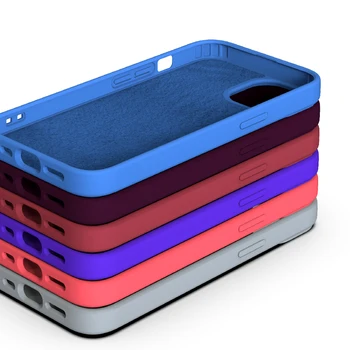 Custom phone case manufacturer shockproof liquid silicone phone case for iphone 15 pro max custom logo silicone case