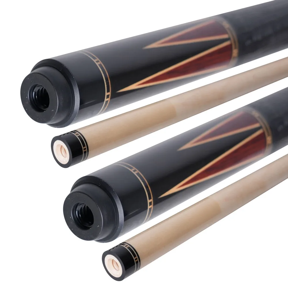 Cueelf Fashion Luxury Solid Wood Pool Cue Stick Inlay Design Cocobolo with Ebony Lizard Skin Grip Billiard Pool Cue