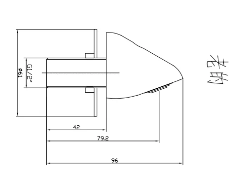 Anti-vandal & Anti-ligature Shower Head factory