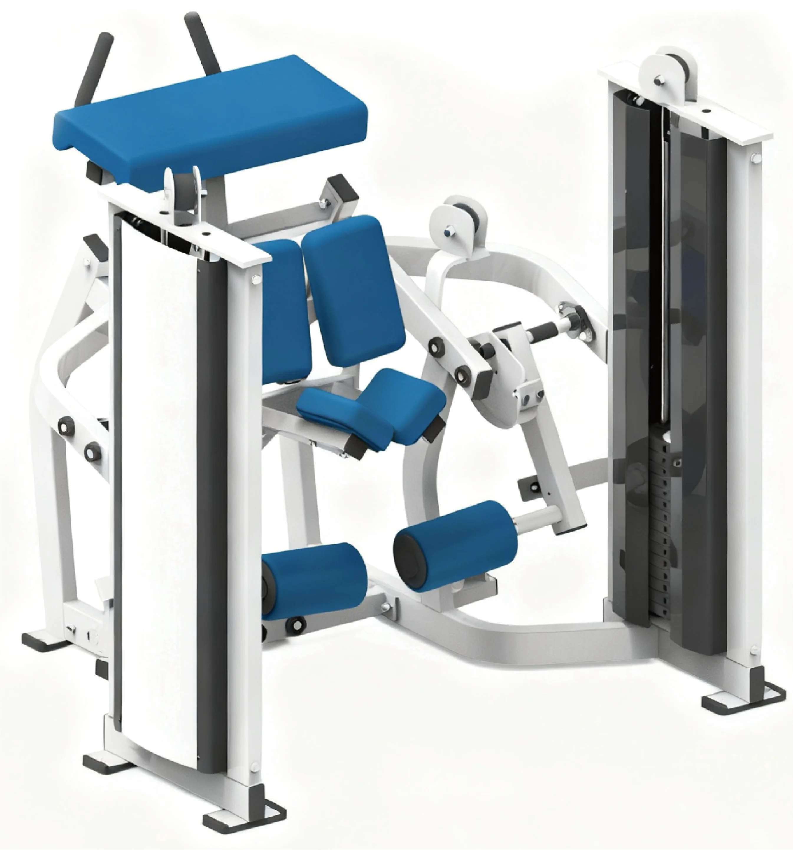Commercial-grade Modern Steel Adjustable Chest & Leg Press Machine CXM07 with 160kg Weight Stack for Universal Use