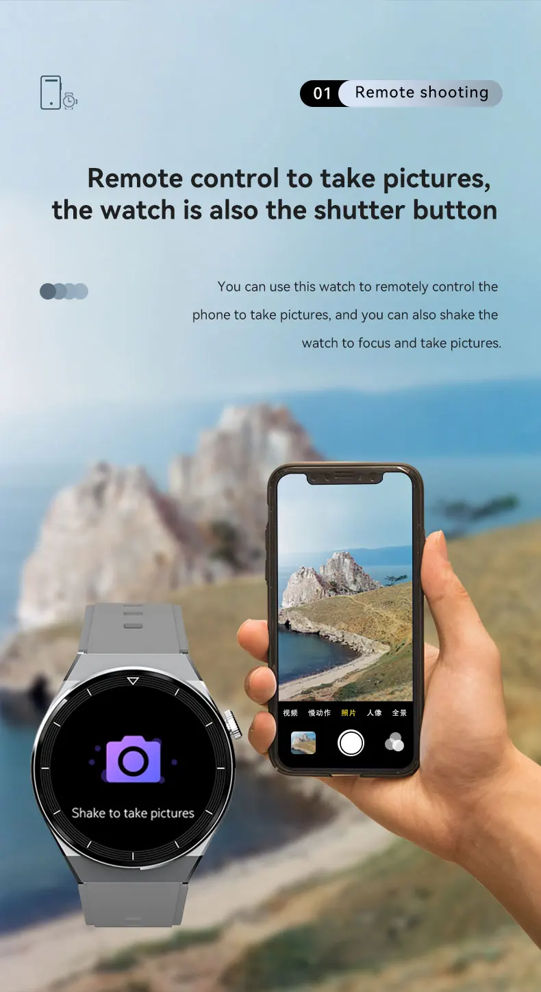GT3 Max Smart Watch - Touchscreen Fitness Tracker
